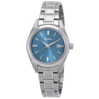 Seiko Essentials Quartz Green Dial Ladies Watch SUR533