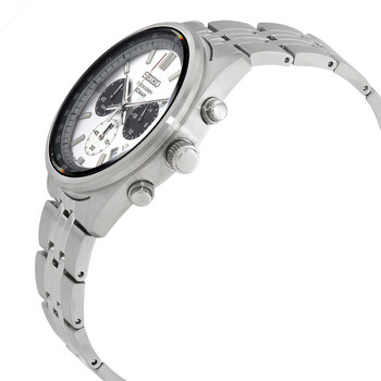 Seiko SeikoMotorsports Chronograph Quartz Silver Dial Men's Watch SSB425P1