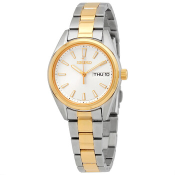 Seiko Core Quartz White Dial Ladies Watch SUR466P1