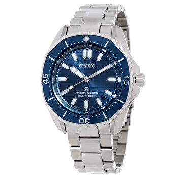 Seiko Kinetic Blue Dial Stainless Steel Men's Watch SKA783