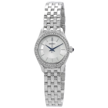 Seiko Classic Quartz White Dial Ladies Watch SUR338
