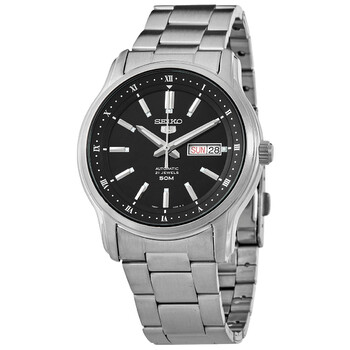 Seiko 5 Automatic Black Arabic Dial Men's Watch SNKP21J1