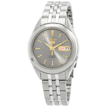 5 Automatic Grey Dial Men's Watch SNKL19K1