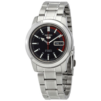 SNKE63J 日本製(made in japan) SEIKO5 極美品 Seiko 5 Automatic Black Dial Men's Watch SNKE63J1 4954628082053