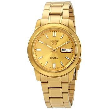 Seiko Series 5 Automatic Gold Dial Men