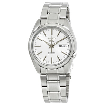 Seiko 5 Automatic White Dial Men's Watch SNKM83K1 4954628176301
