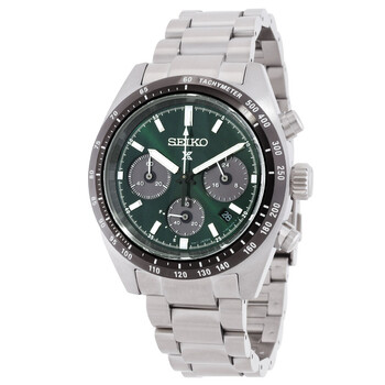Seiko Sport Chronograph Quartz Green Dial Men's Watch SSB461P1