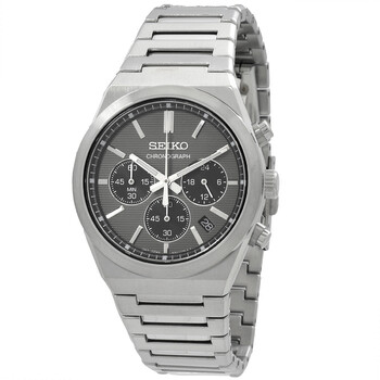 Sport Chronograph Quartz Grey Dial Men's Watch SSB455P1
