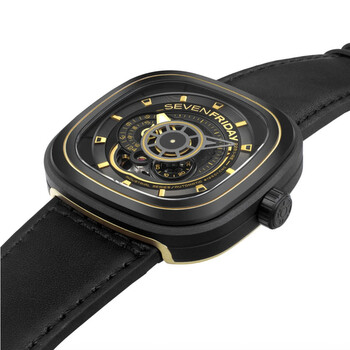 P2B/02 Automatic Day-Night Black Dial Men's Watch SF-P2B/02