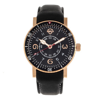 Gilliam Quartz Black Dial Black Leather Men's Watch SLDSH100-4 Gilliam Quartz Black Dial Black Leather Men's Watch SLDSH100-4