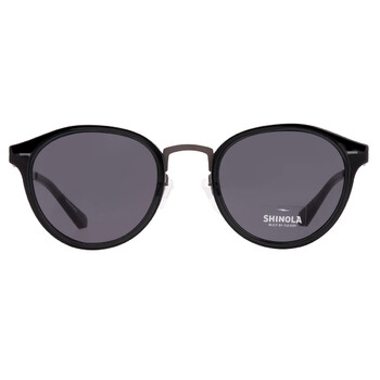 Dark Grey Oval Unisex Sunglasses SH3700S 012 50
