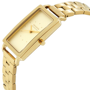 Hagen Lille Quartz Gold Dial Ladies Watch SKW3098
