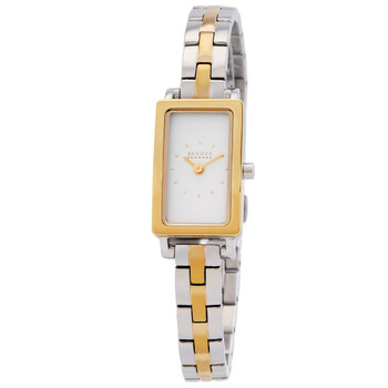 Skagen Hagen Micro Quartz Gold Dial Ladies Watch SKW3154