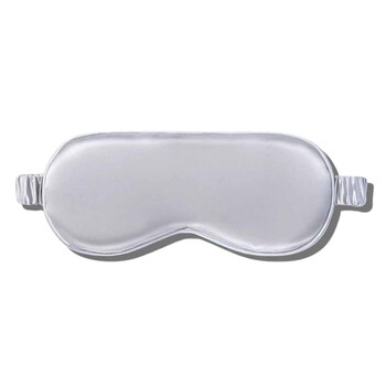 Silk Sleep Mask Silver Bath & Body 853218006346
