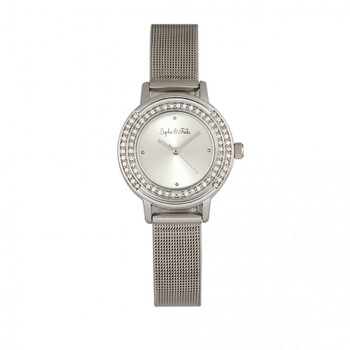 Cambridge Crystal Silver Dial Ladies Watch SF4101