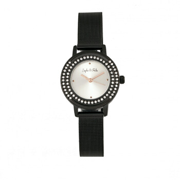 Cambridge Crystal Silver Dial Ladies Watch SF4103