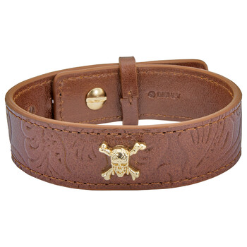 Chloé Woody Logo Leather Bracelet CHC23UFB19CHO101