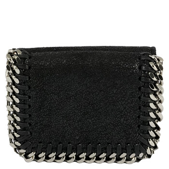 長財布 Stella Mccartney Black alter mat mini S-Wave wallet Stella McCartney Black Alter Mat Mini S-wave Wallet