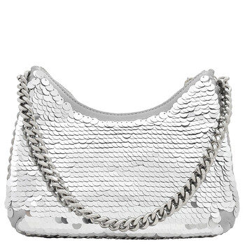 バッグ・カバンその他 ALEXANDER WANG Women Bags 20124P02M 100 White HEIRESS FLEX BAG IN CRYSTAL MESH in WHITE | alexanderwang®