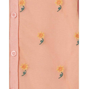 Girls Flower Print Cardigan