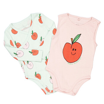 Girls Organic-Cotton Babygrow Set
