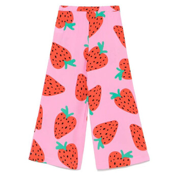 Graphic Print Wide Pants