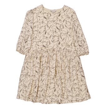 Kids Horses Print Cinch Dress TV1B13-Z2088-186EB