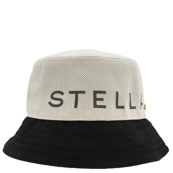 Stella McCartney Bucket Hat brand NEW Women Espresso Logo Plush-Lined Bucket Hat | Stella McCartney QA main image 3