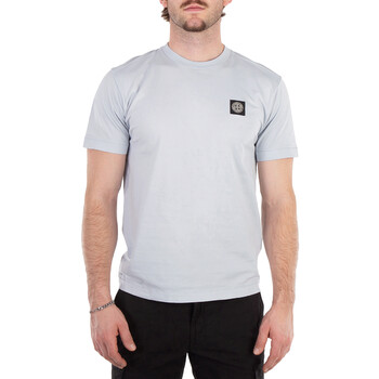 STONE  半袖Tシャツ COMPASS LOGO PATCH SLIM FIT T-SHIRT Stone Island Slim fit compass logo patch t-shirt | The