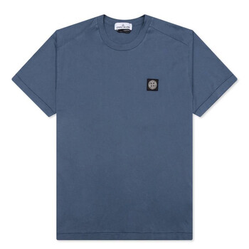Stone Island Compass Patch Logo Cotton T-Shirt, Size Small