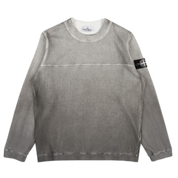 Stone Island Men's Lead Grey Recycled And Organic Cotton Jersey - Main Image