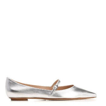 Emilia Metallic Mary Jane Flats SH289 SLV-SILVER