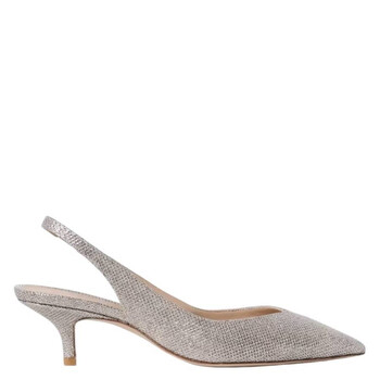 Eva Pointed-Toe Slingback Pumps SI722 Q24-POUDRE