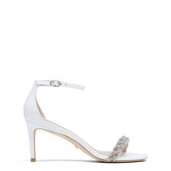 Gianvito Rossi White Cannes 85 Platform Sandals, Brand Size