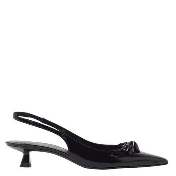 Rosie 35 Leather Slingbacks SK161-BLACK