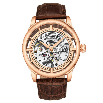 Heritor Emmanuel Automatic Brown Dial Men display picture 2