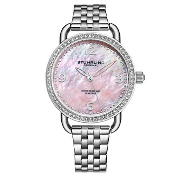 NWT Stuhrling Original Symphony Quartz Pink Dial Ladies Watch Stuhrling Original Symphony Pink Dial Ladies Watch M15479  main image 3