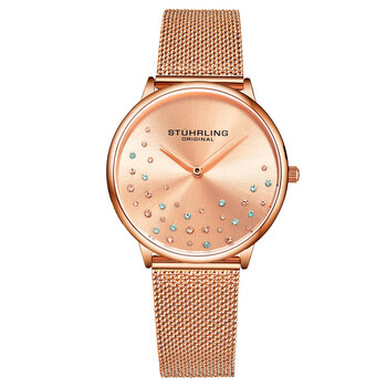 Symphony Quartz Rose Gold Dial Ladies Watch M16793