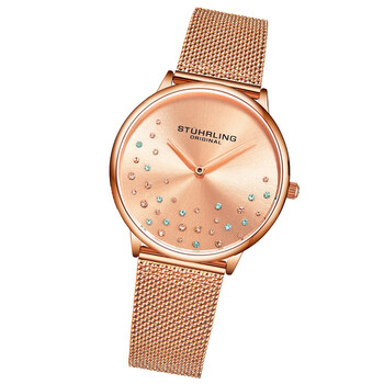 Symphony Quartz Rose Gold Dial Ladies Watch M16793