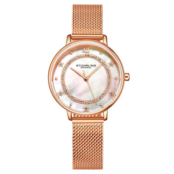NWT Stuhrling Original Symphony Quartz Pink Dial Ladies Watch Stuhrling Original Symphony Pink Dial Ladies Watch M15479  main image 2