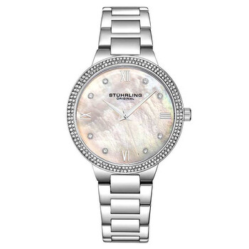 Symphony Silver-tone Dial Ladies Watch M15619