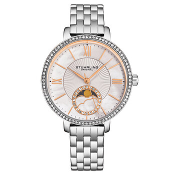 NWT Stuhrling Original Symphony Quartz Silver Dial Ladies Watch Stuhrling Original Women main image 2