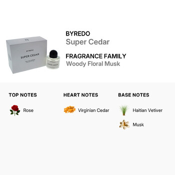 Super Cedar by Byredo for Men - 1.7 oz EDP Spray