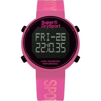 Superdry Digi Pedometer Quartz Digital Black Dial Unisex Smart