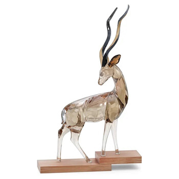 Swarovski Brown African Sunset Gazelle Jabali Crystal Figurine