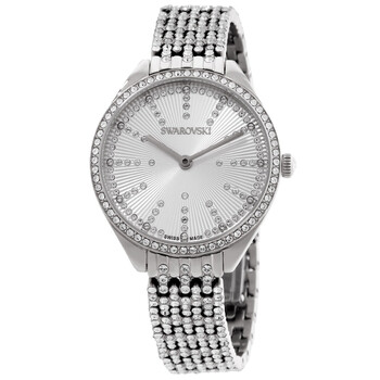 Swarovski Attract Quartz Crystal Silver Dial Ladies Watch 5742477