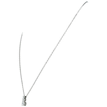 Attract Trilogy Ladies Rhodium Plated Necklace