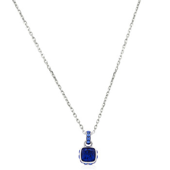 Swarovski Birthstone Pendant August Pendant Rhodium Shiny Green 