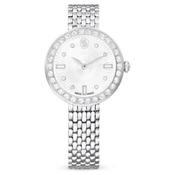 Certa Quartz Crystal Silver Dial Ladies Watch 5673022