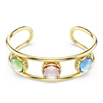 【Swarovski】Matrix バングル 5723576 Matrix cuff, Mixed cuts, Green, Gold-tone plated | Swarovski